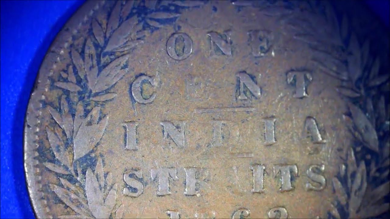 Straits settlements British India Government 1862 ONE CENT