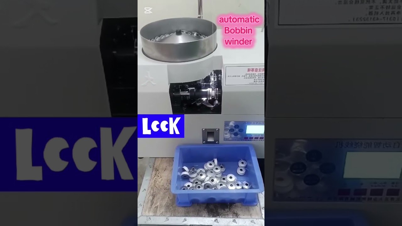 Automatic bobbin winder #machine #sewingandembroiderymachineforbeginners #sewingmachine