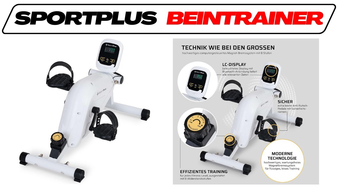 SportPlus Beintrainer im Test-Vergleich🥇 Kompaktes Mini Bike & Fitnessbike