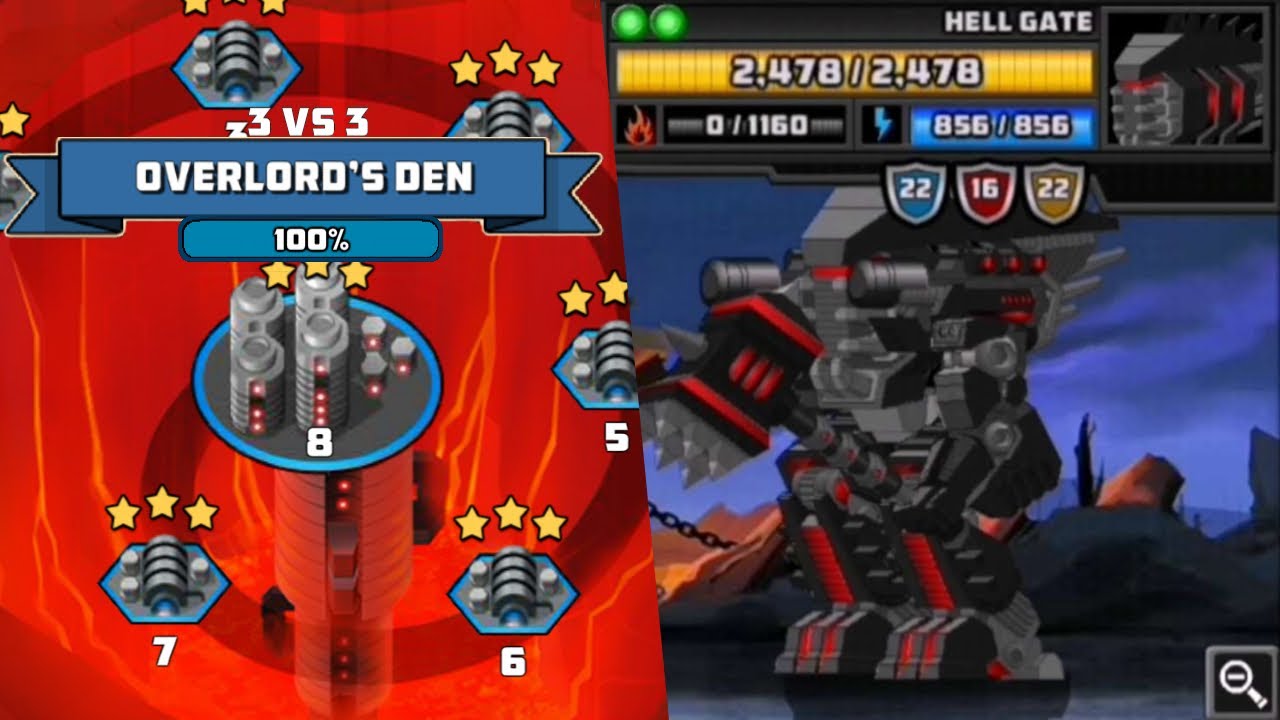 Defeating HELLGATE & 3v3 INSANE! | SuperMechs