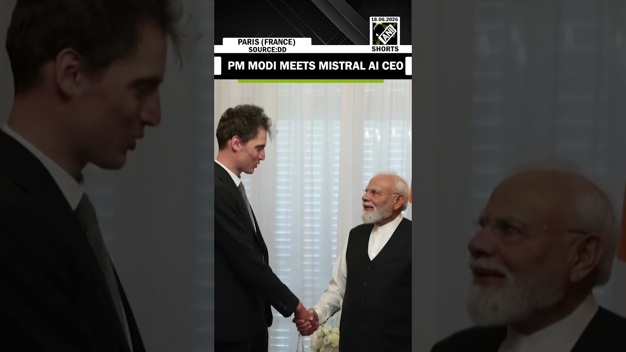 PM Modi meets Co-Founder & CEO of Mistral AI Arthur Mensch