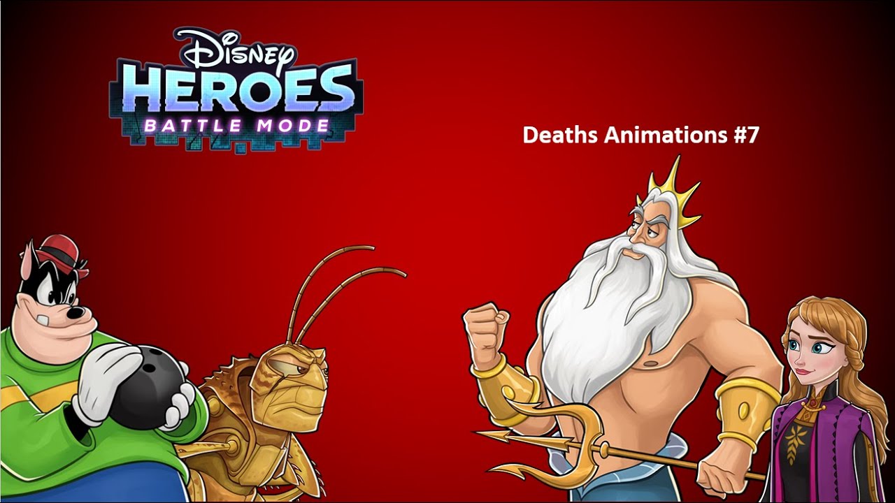 Disney Heroes Battle Mode - Deaths/Defeats Animations (Part 7)