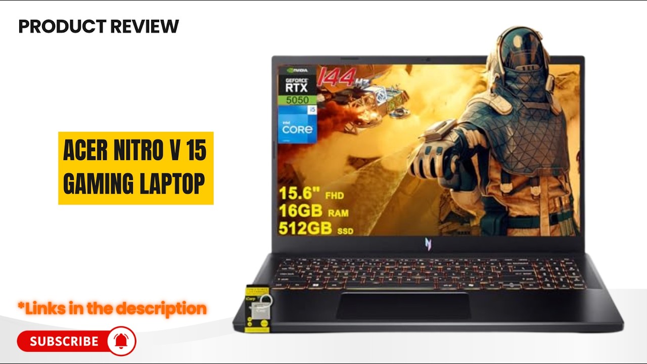 Обзор игрового ноутбука Acer Nitro V 15 | i5-13420H + RTX 5050 165 Гц FHD — просто зверь!