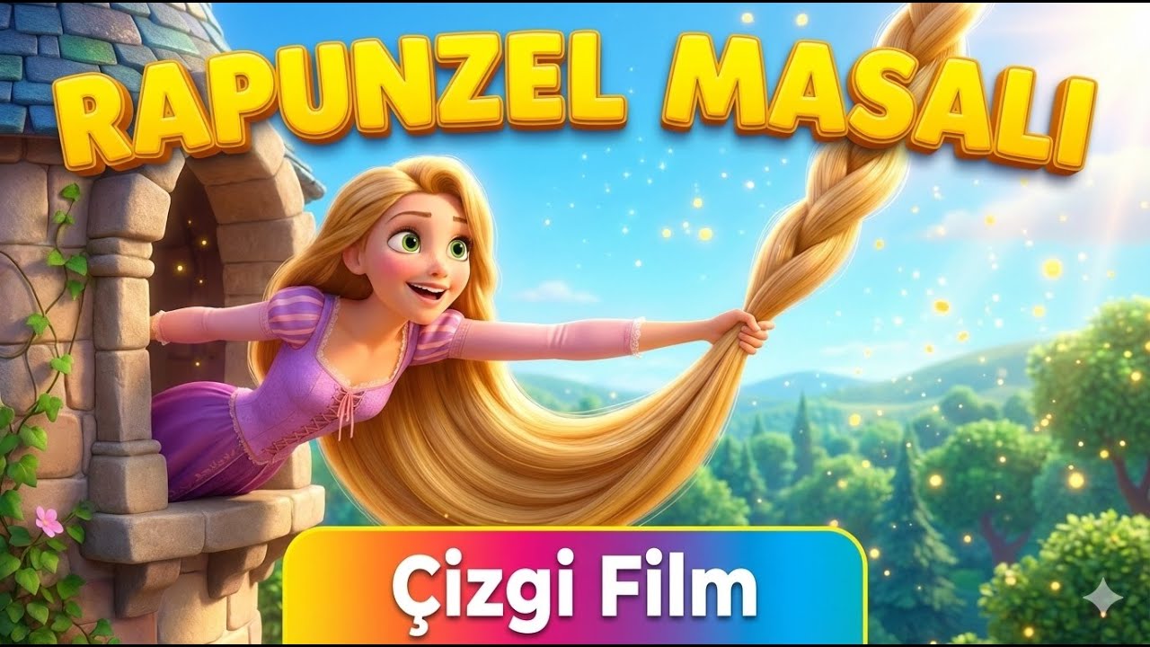 Rapunzel Masalı - Kuledeki Cesur Kaçışı 🏰✂️ | Çizgi Film | Çocuklar İçin Masallar