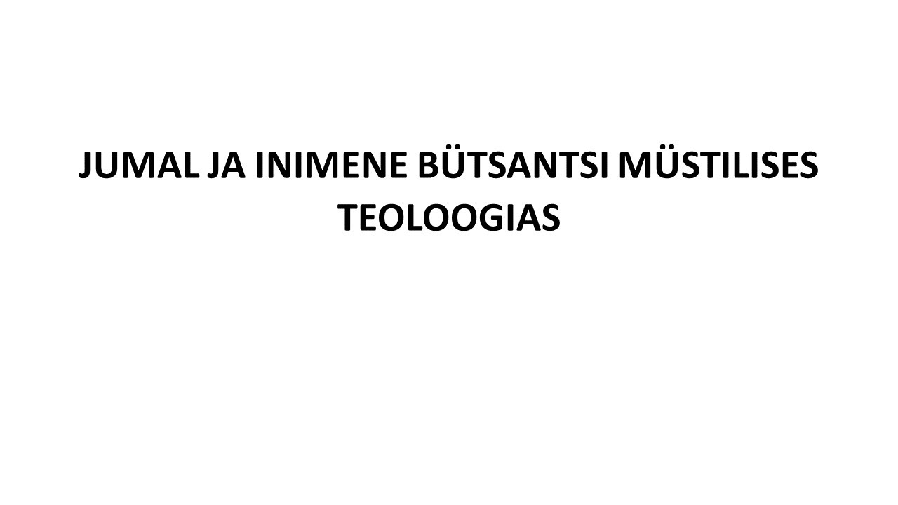 Vaba Akadeemia loeng 18.02.2020 Alar Laats: 