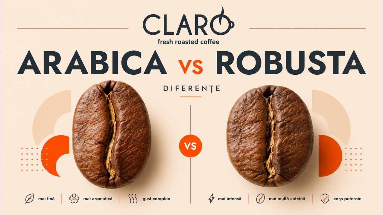 Diferente intre Arabica si Robusta?!? - CLARO Cafe ☕
