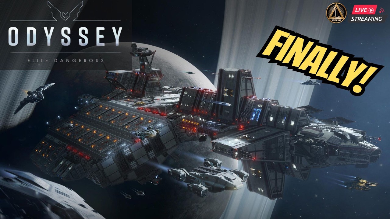 Finally Getting the Delta Flyers Squadron Carrier in Elite Dangerous! | LIVE