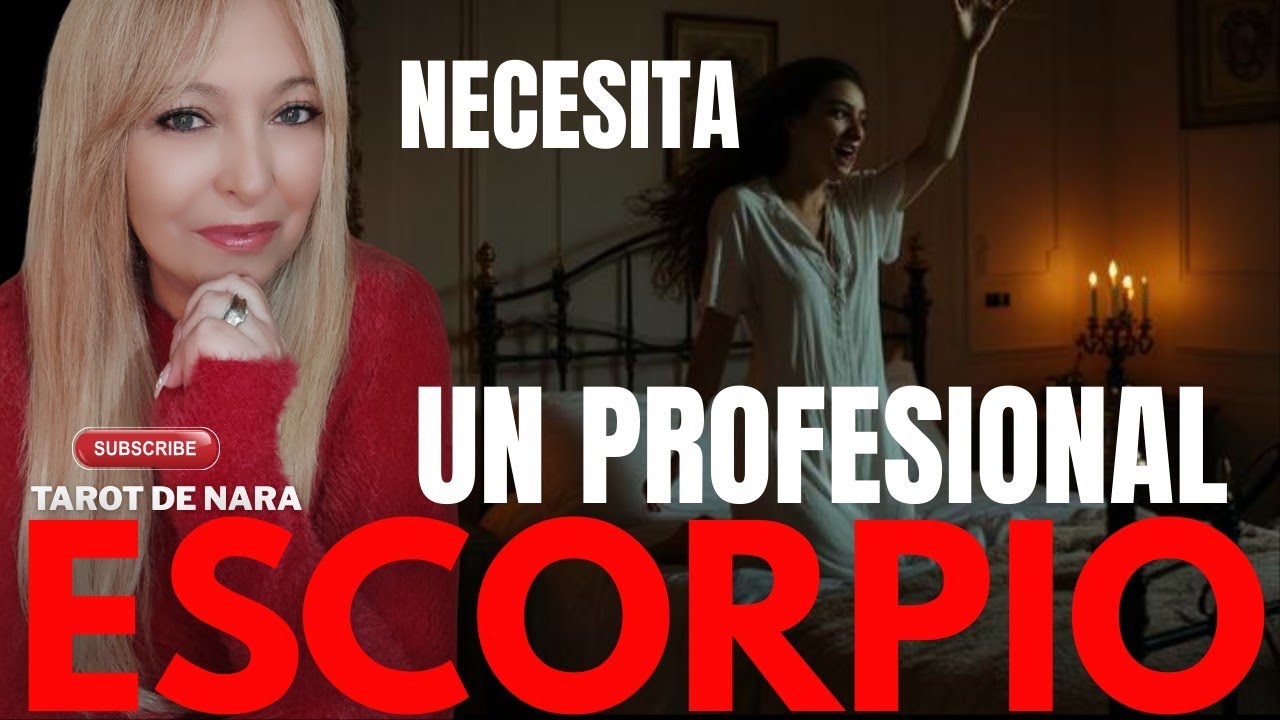 ESCORPIO♏¡ESCONDE QUE SE MANTIENE CON MEDICACIÓN!NECESITA UN EXORCISTA!