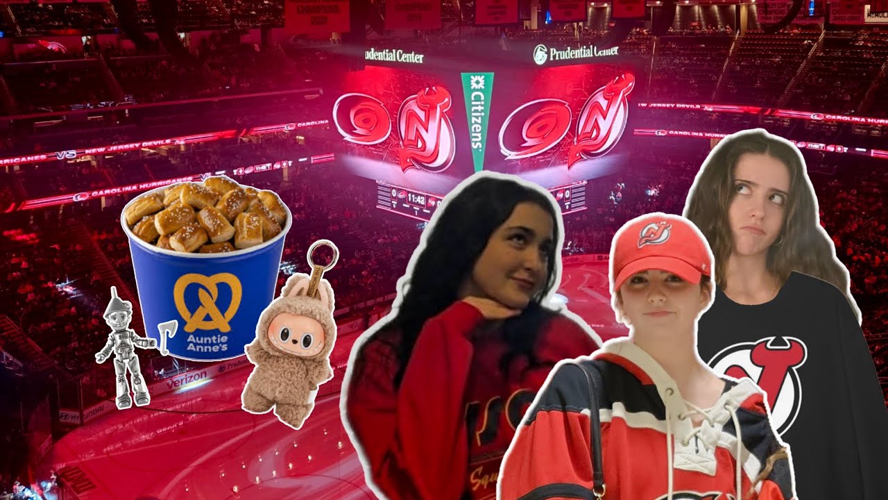 Rossi Sisters go to a Devils Game (mini vlog)