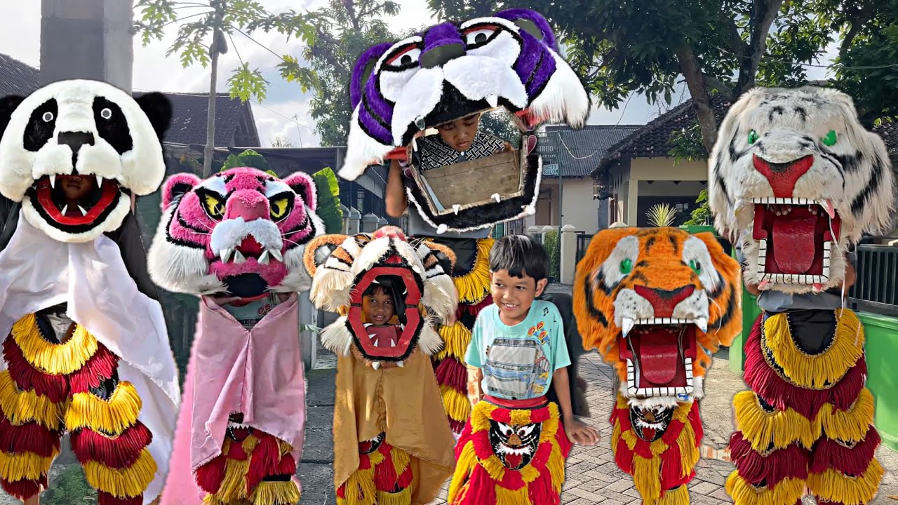 SEMUA BARONGAN MACAN WARNA WARNI MENGAMUK GAESS GARA GARA BOCIL RESE