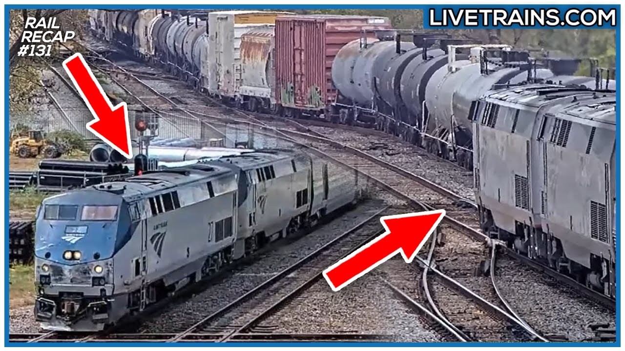 CONGESTION! Amtrak FORCED To Make WEIRD MANEUVER | Rail RECAP #131