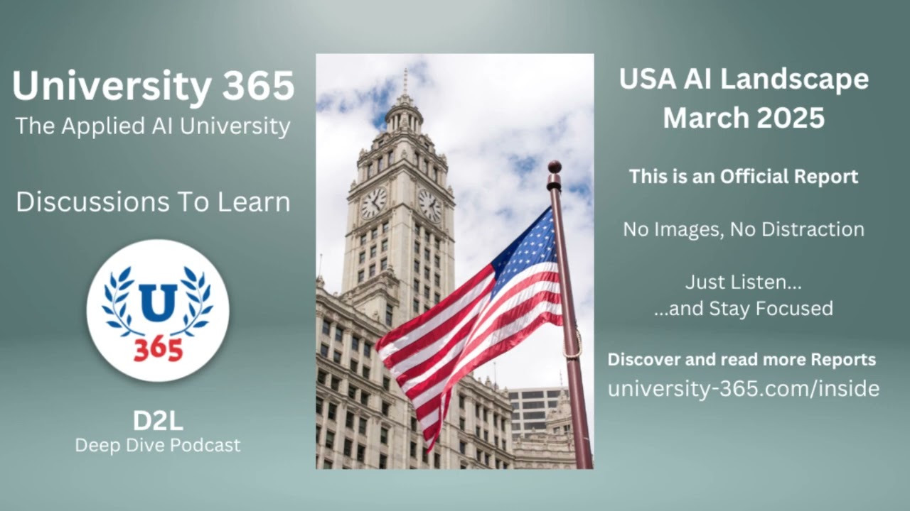 The USA AI Landscape in March 2025 - Innovation, Policy, and the Future of American Intelligence