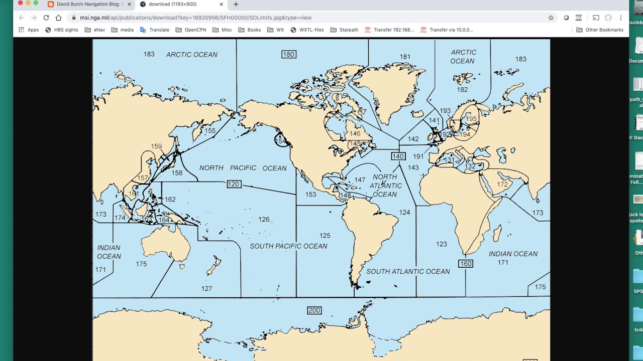 Navigator's Library for Extended Ocean Voyaging
