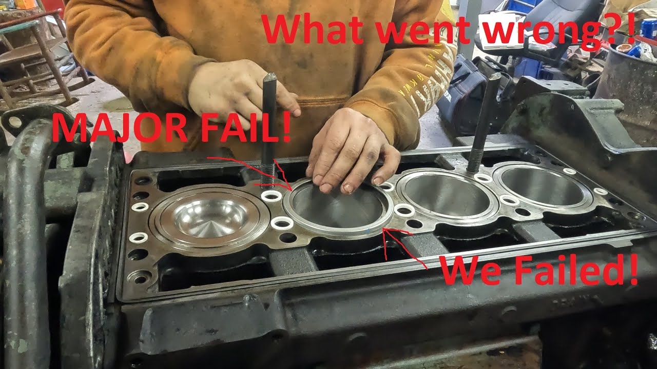 Failing to build a 453n skidder engine with James! How NOT to build an engine.
