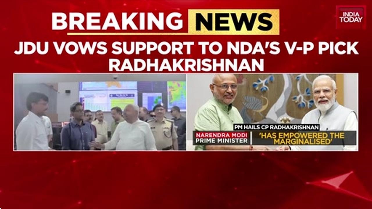 JDU Backs NDA's Vice President Pick CP Radhakrishnan; Nitish Kumar Extends Support