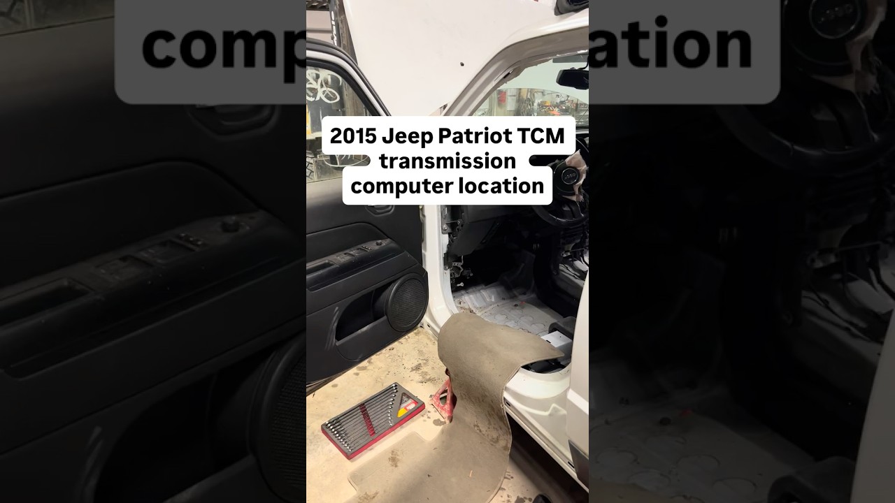 2015 Jeep Patriot transmission computer TCM control module part number 05150823AF location on car