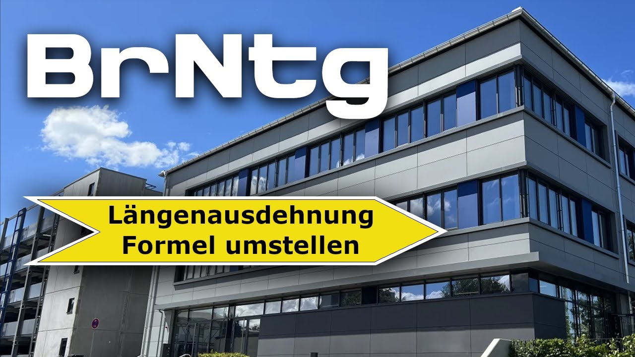 Längenausdehnung Formel Umstellen