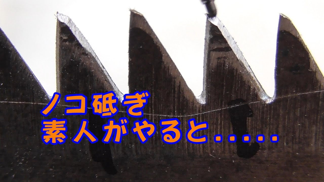 鋸・鎌・剪定鋏・依頼砥ぎvol.2　丸太鋸