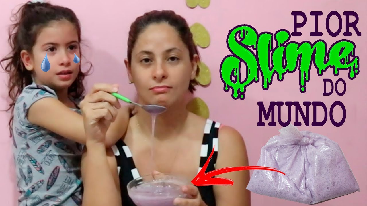 PIOR SLIME DO MUNDO  | Marai Clara e JP