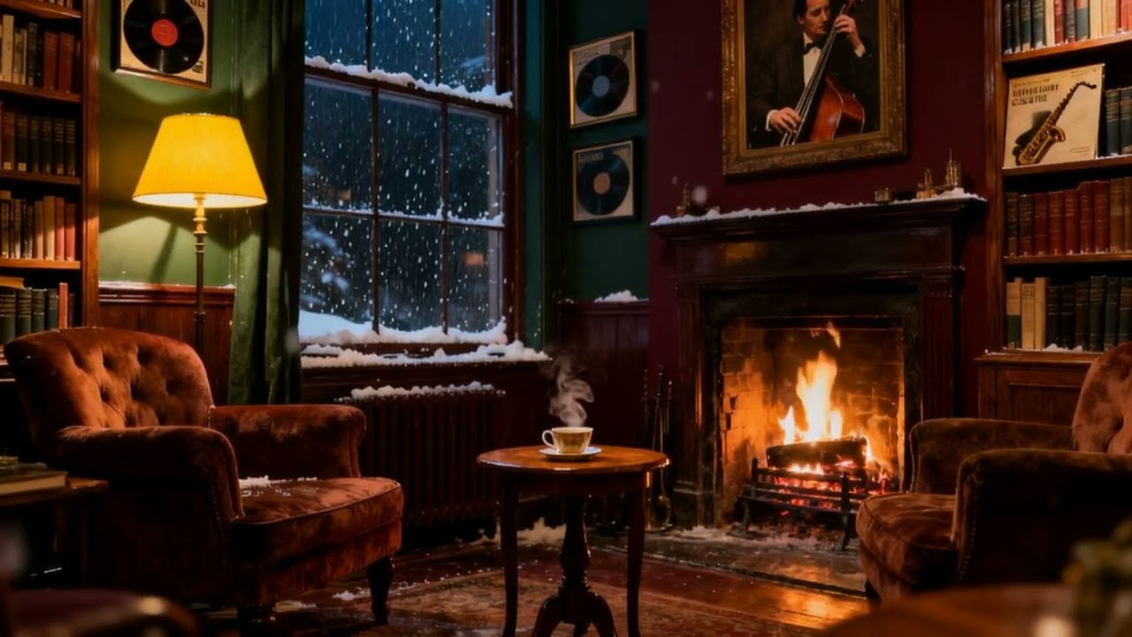 Soft Jazz for Study and Work - Under the Midnight Rain...