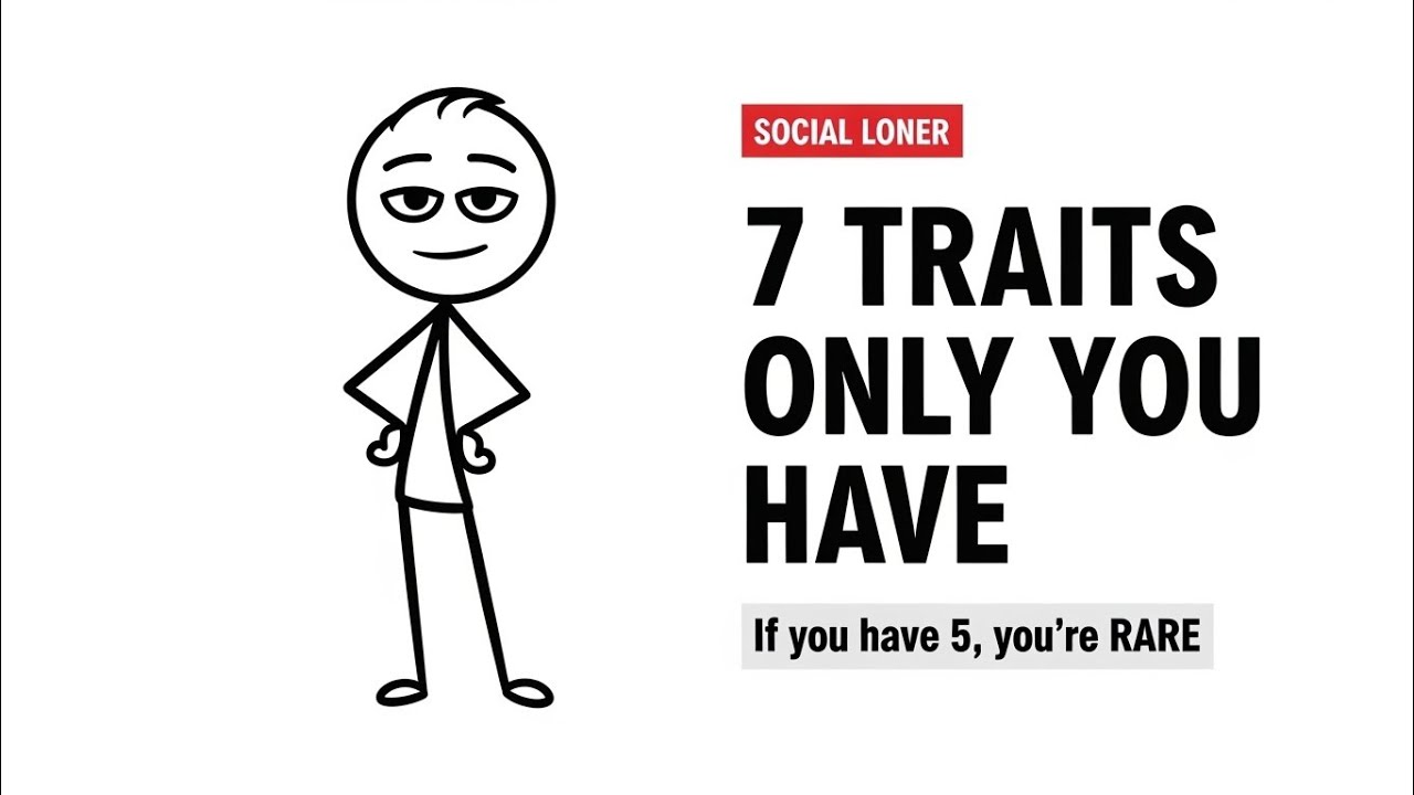 7 Traits Only SOCIAL LONERS Have: If You Have 5, You're RARE!!