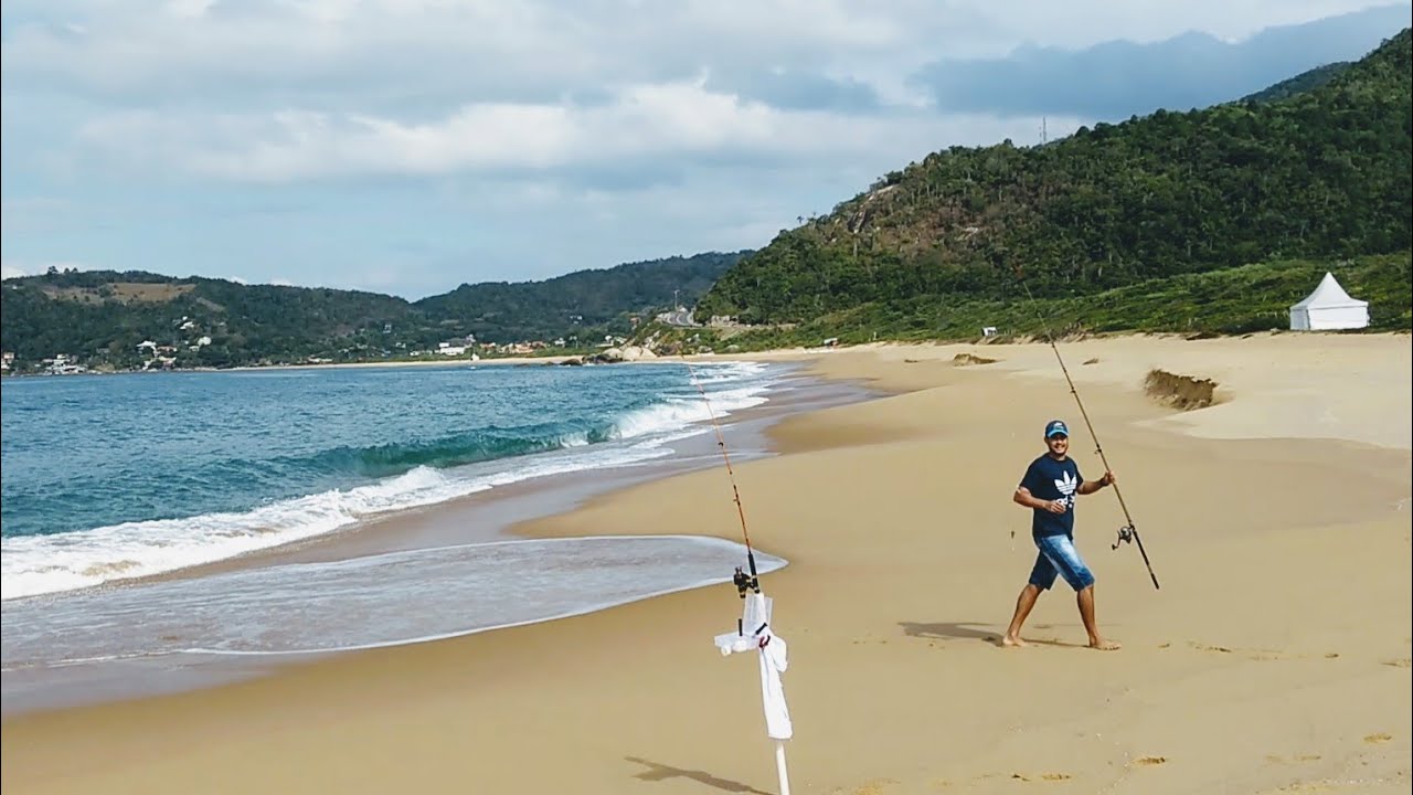 O PAMPO NÃO RESISTEM A  ESSA ISCA VIVA / TATUÍ/TATUÍRA / #pescadepraia #pesca #fishing