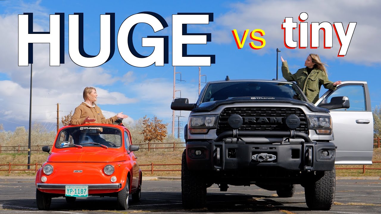 Driving the BIGGEST and SMALLEST Vehicles on the Road!