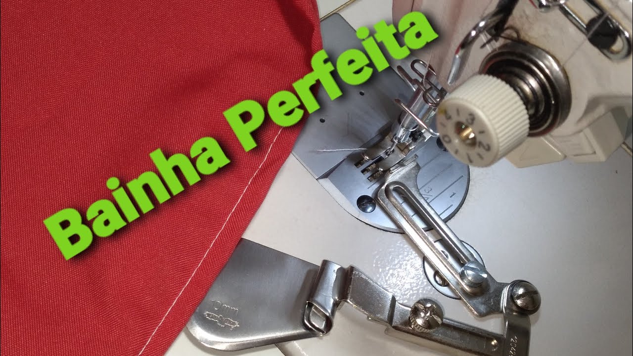 Guia de bainha reta doméstica e industrial,  bainha perfeita.