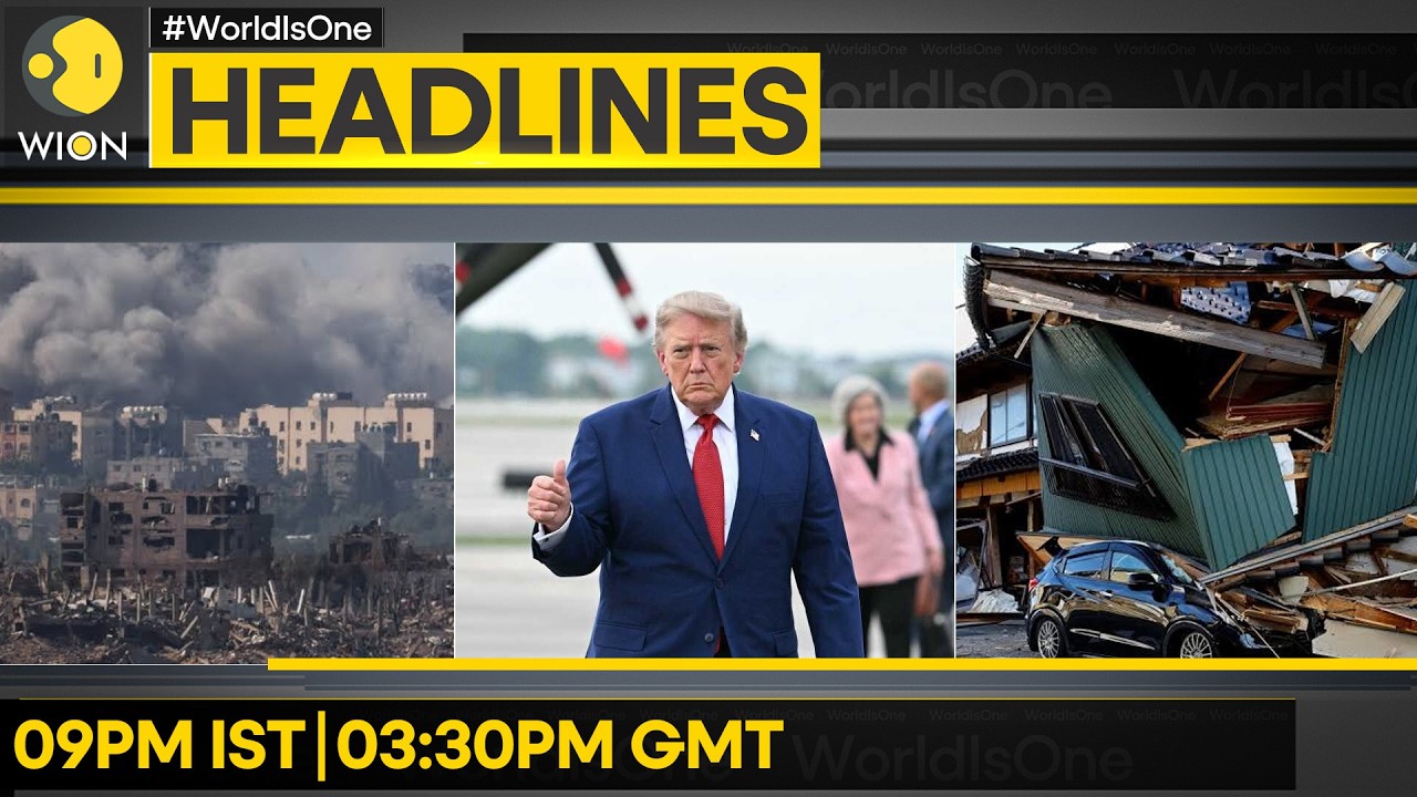 Iran Warns Trump | Gaza Strike | Ukraine Election Row | Japan Quake, India Space Station |World News