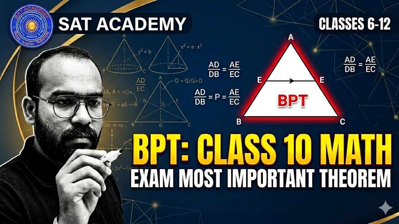 Basic proportionality Theorem -Triangle : Class 10 