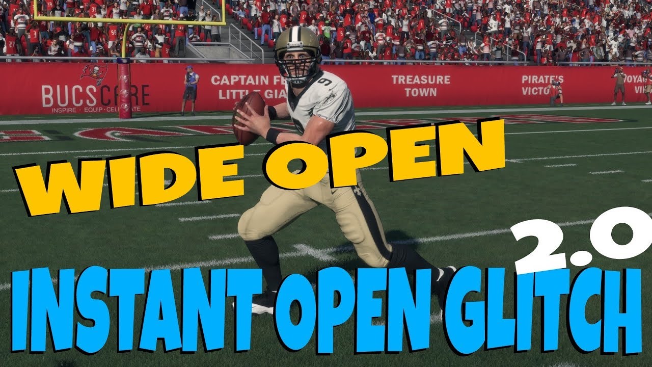 CAN'T BE COVERED! INSTANT OPEN GLITCH ROUTE 2.0! MADDEN 18 BEST PASS MONEY PLAY! SAINTS TIPS PART 2