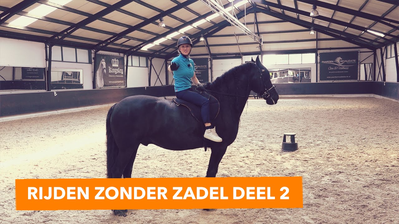 Rijden zonder zadel met Britt en Teddy | PaardenpraatTV