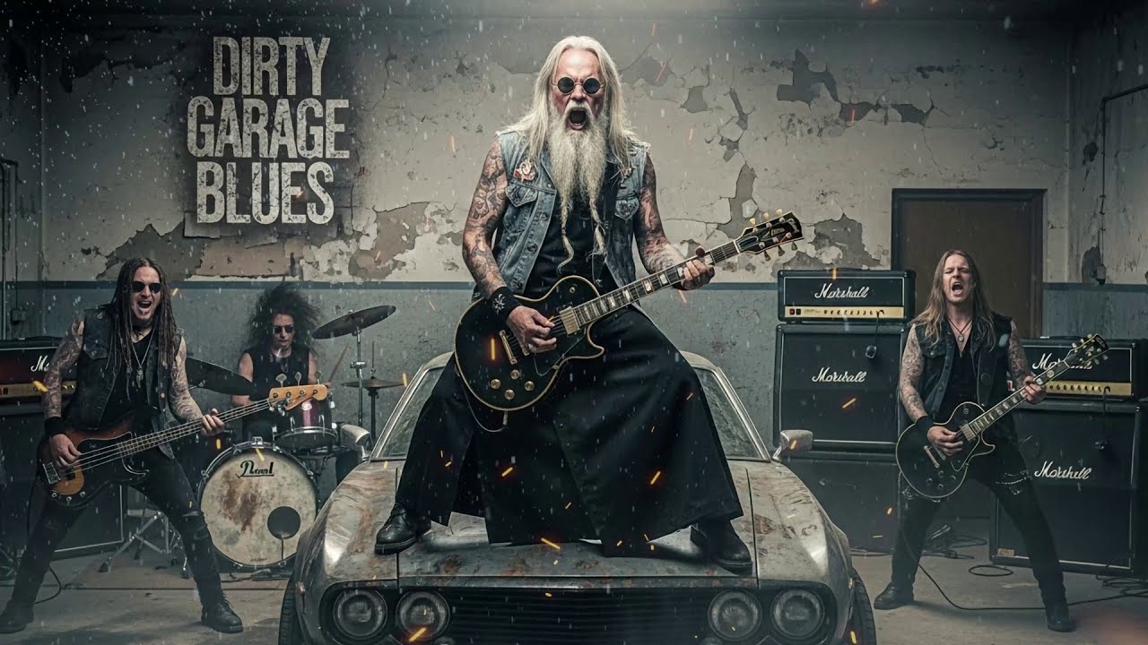 Hard Rock Blues | Inspired by Gary Moore, Led Zeppelin & Aerosmith | Midnight Blues Burning
