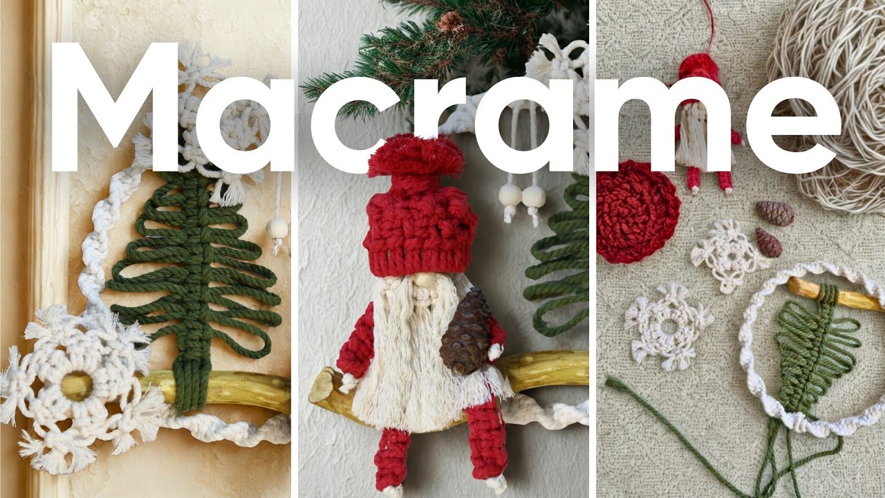 Праздничная магия DIY: мастер-класс по круглым украшениям макраме