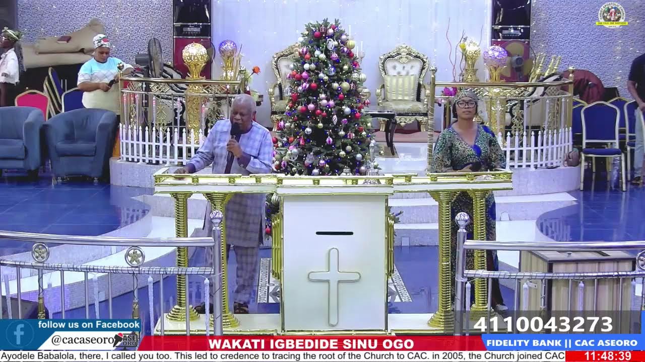 WAKATI IGBEDIDE SINU OGO LIVE BROADCAST | 31 - 12 - 25