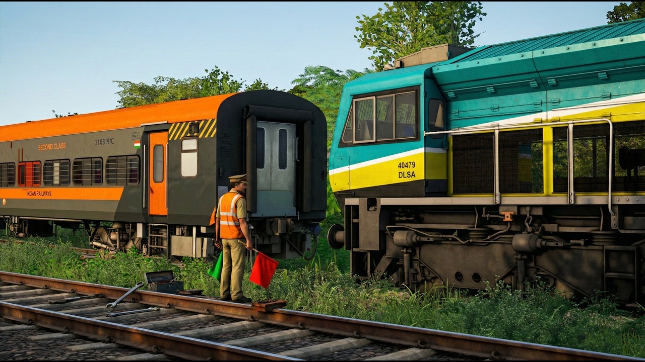 Rare Diesel Action 💥 Indian Railways: Amrit Bharat Express Diesel Link | WDP4D Loco Reversal at Yard