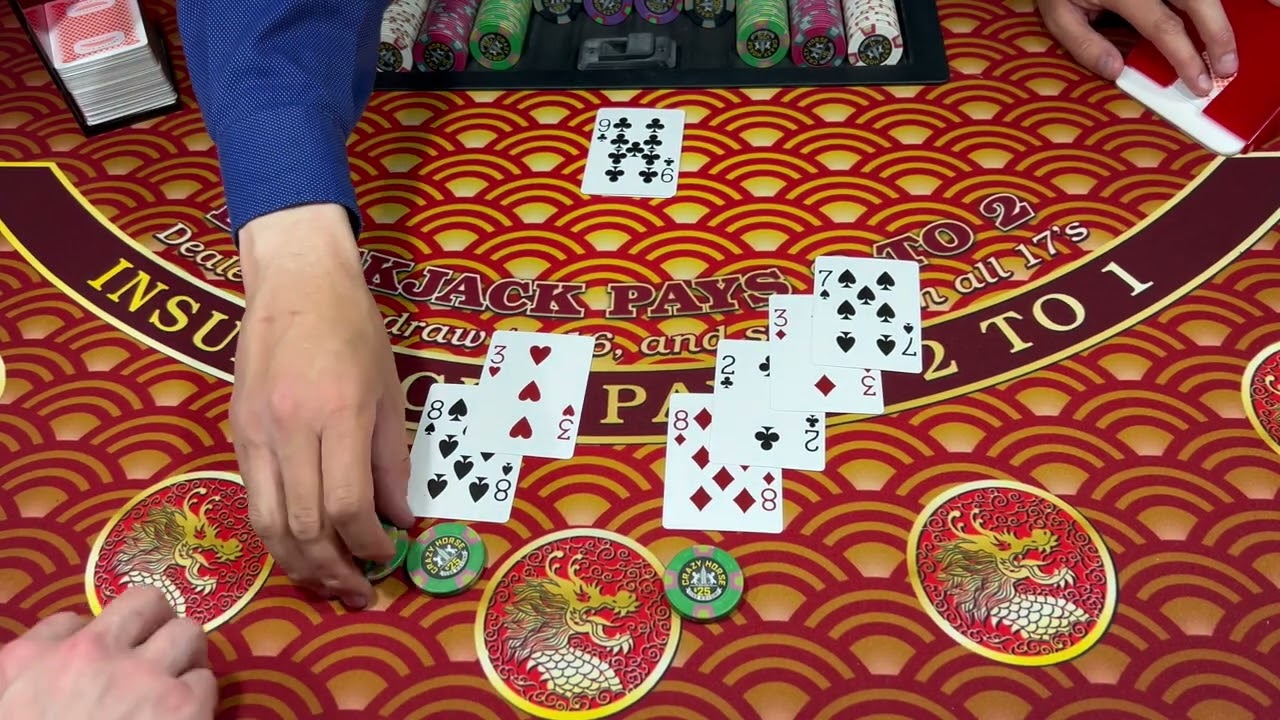 BLACKJACK $3,000 BUY IN 6 DECK SHOE