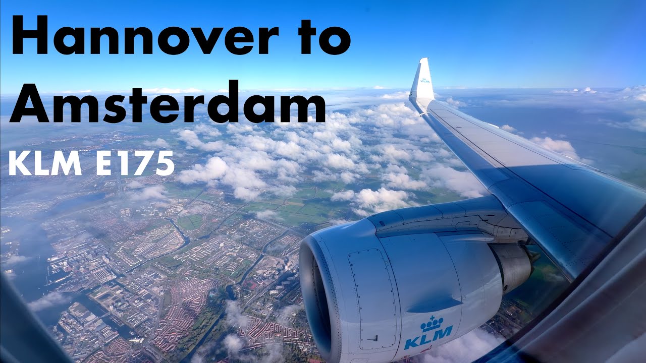 Hannover (HAJ) to Amsterdam (AMS) | KLM Cityhopper Embraer E175 | October 2025