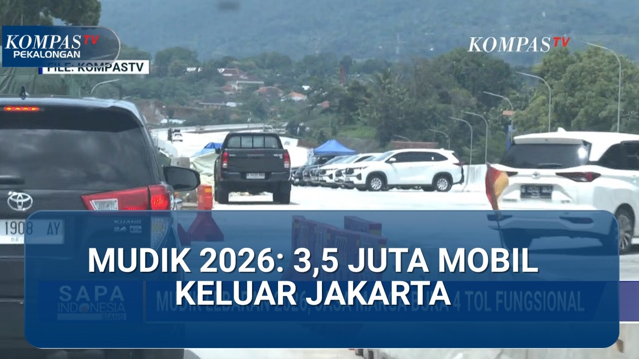 3,5 JUTA KENDARAAN! Jasa Marga Ungkap Jadwal Puncak Mudik & Balik Lebaran 2026