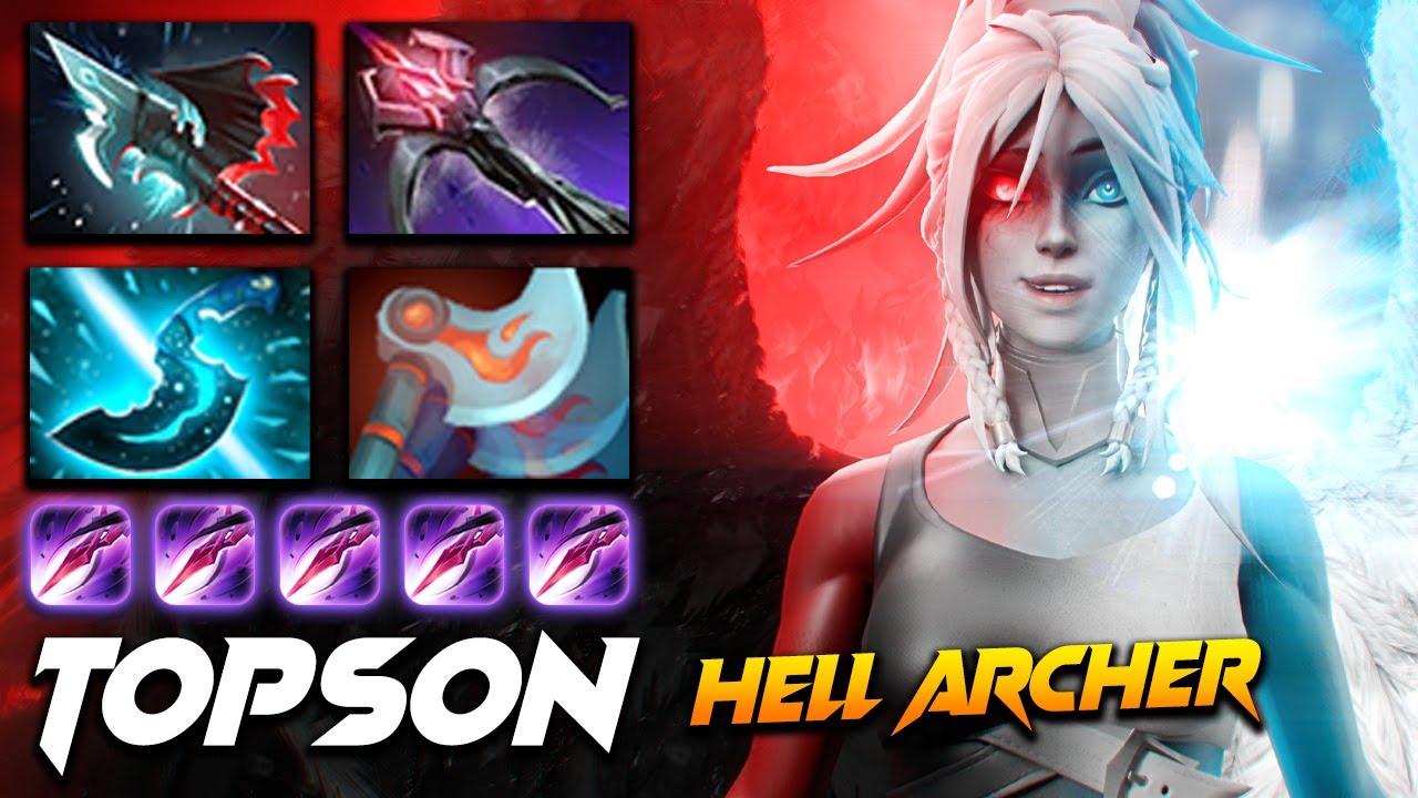Topson Drow Ranger Hell Archer - Dota 2 Pro Gameplay [Watch & Learn]
