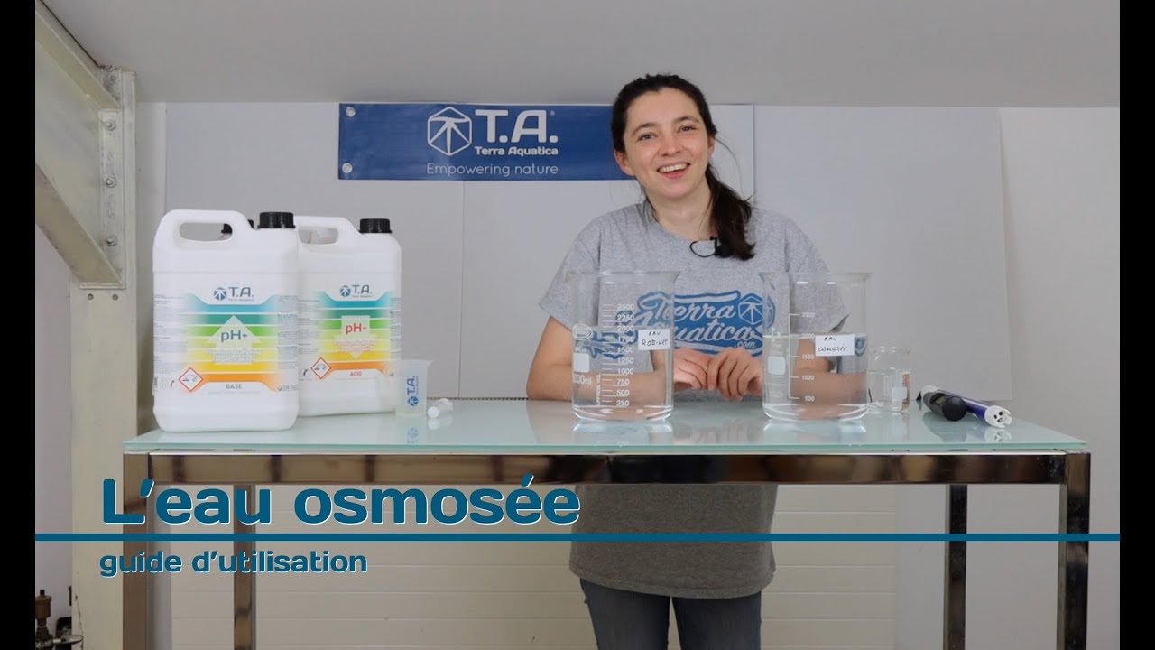 Guide d'utilisation de l'eau osmosée 💦