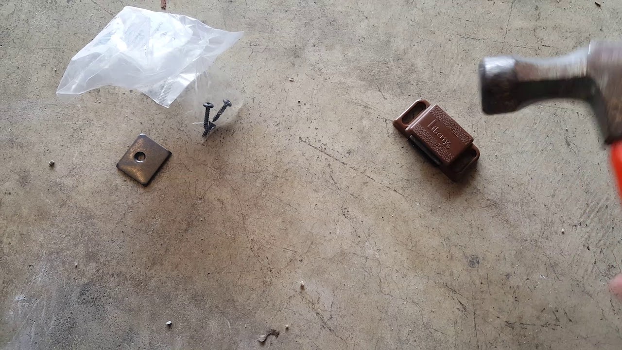 Repair Metal Mailbox Latch Using Cheap Magnets