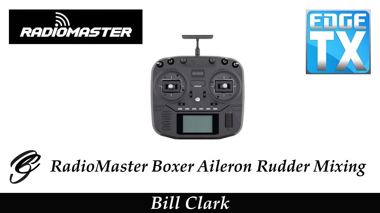 RadioMaster Boxer Setting Up Aileron Rudder Mixing