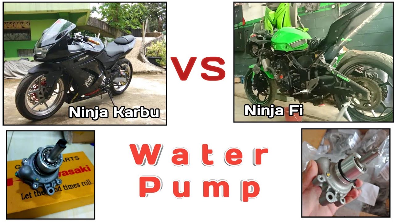 ninja 250 |Perbedaan Waterpump Ninja Karburator vs Ninja Fi