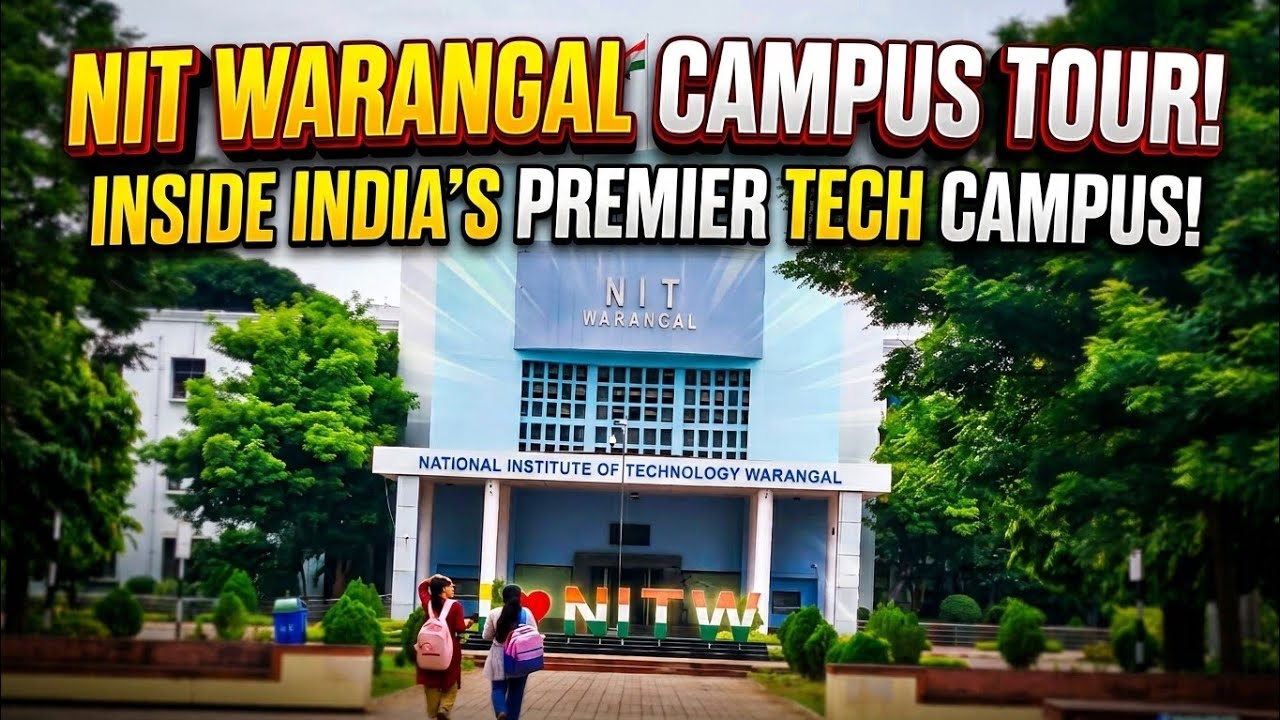 NIT WARANGAL Campus Tour | College Life Begins🎓| NITW Vlog