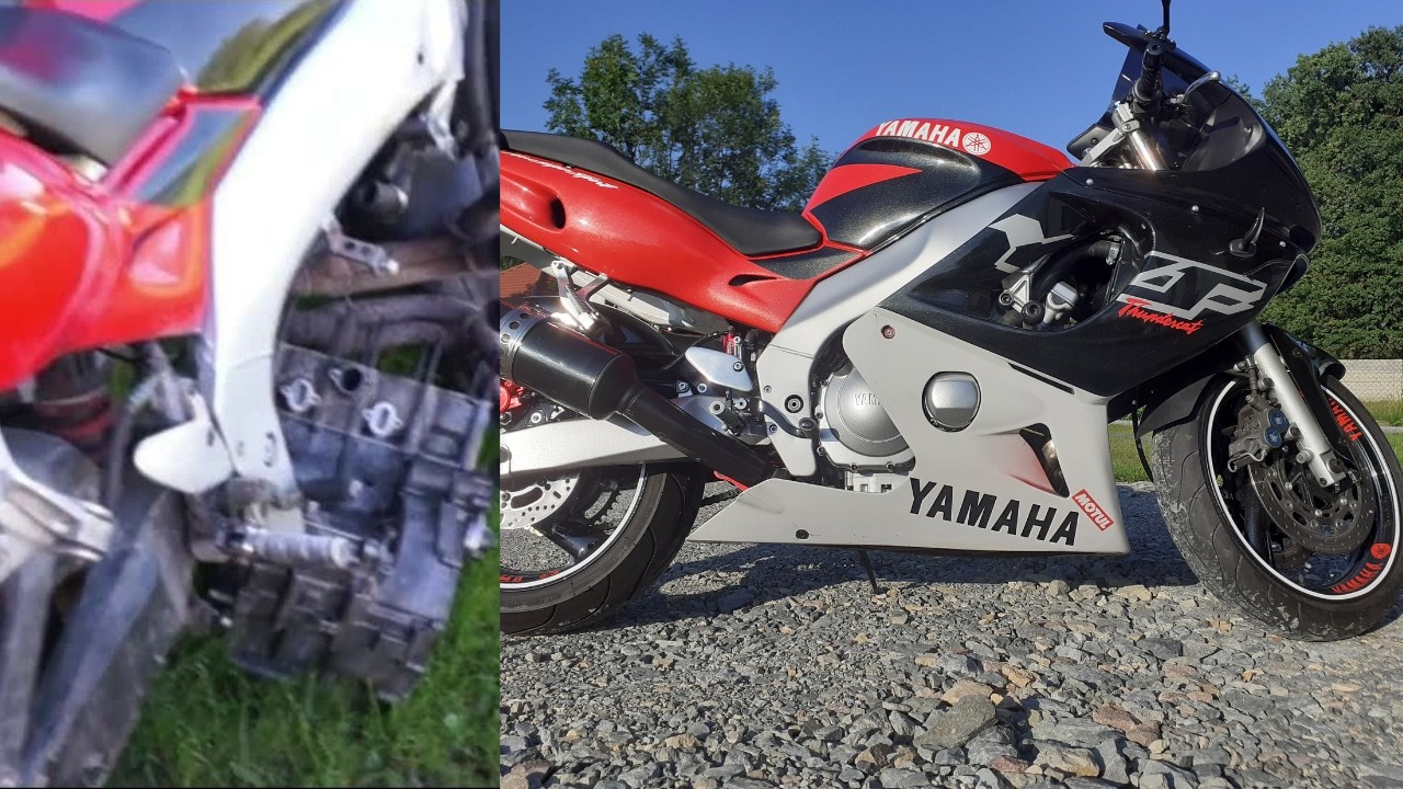 Restoration Abandoned Old Motorcycle Yamaha YZF 600 Thandercat