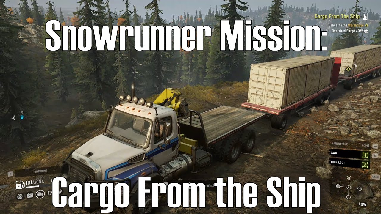 Snowrunner Mission: Cargo From The Ship