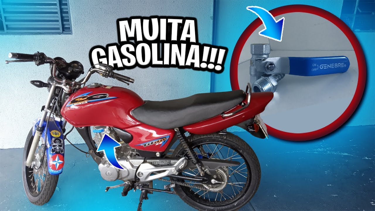 INSTALEI O TORNEIRÃO DE ALTA VAZÃO DE COMBUSTIVEL NA MOTINHA TITAN KS 125 [ Maycon Aragão ]