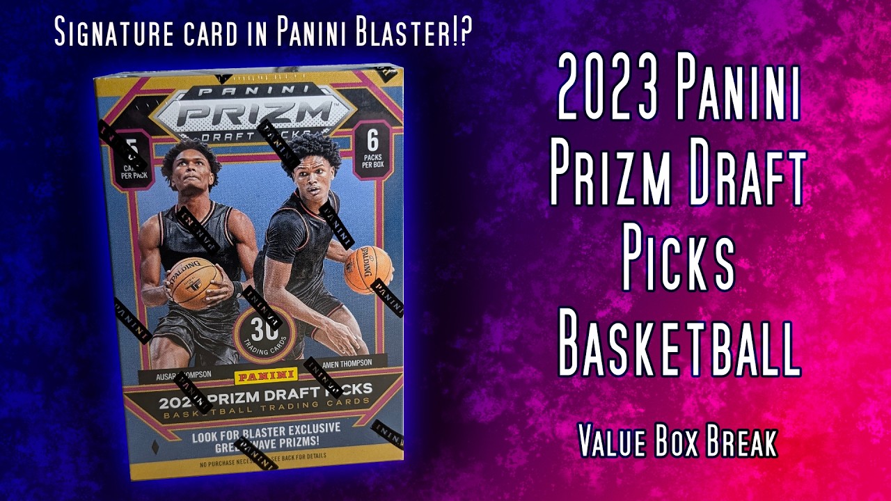 Pulled a Signature! 2023 Panini Prizm Draft Picks Basketball Hobby Blaster Box Break