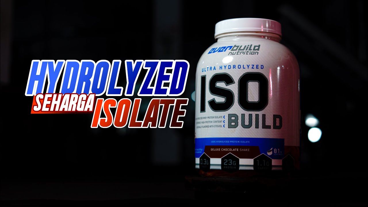 HARGA JUTAAN TAPI MASIH BEST VALUE?!!😲 | Review Suplemen Gym Everbuild Isobuild Whey Hydrolyzed
